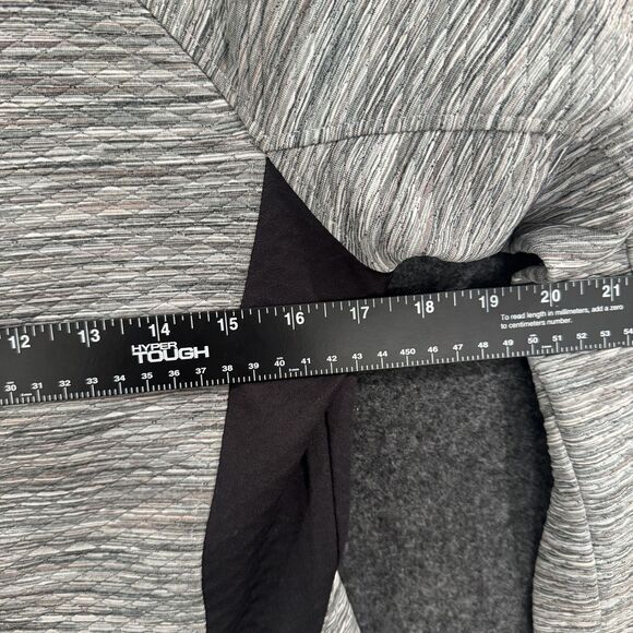 Athleta Snowscape Jacket Women's Small Gray Black Full Zip Hooded - Picture 4 of 8